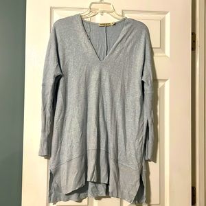 Soft blue sweater knit